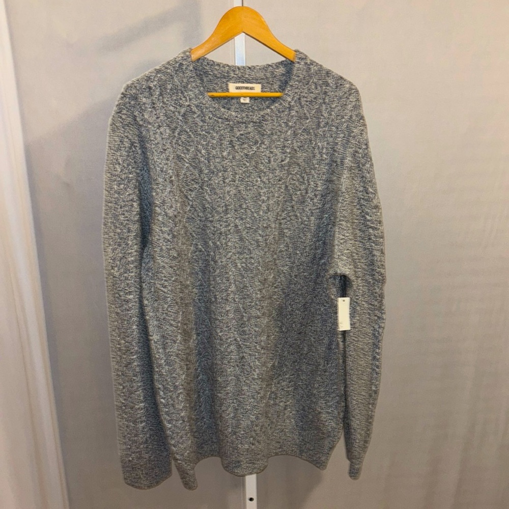 Goodthreads Denim Blue Sweater XXL NWT